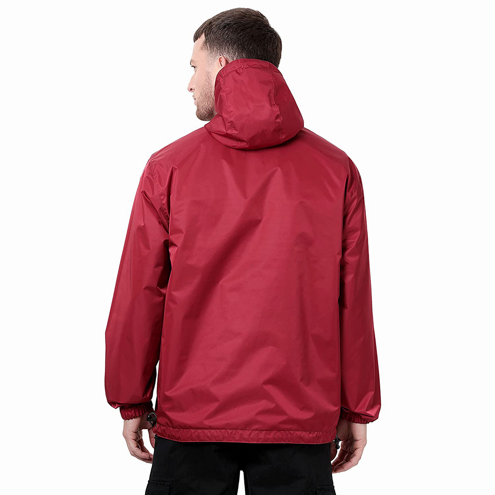 National Apparels Summer Hiking Farm Work Rain Jacket Man PU Hooded Rainsuit Pants Outdoor Hunter Fashion Mens Raincoat